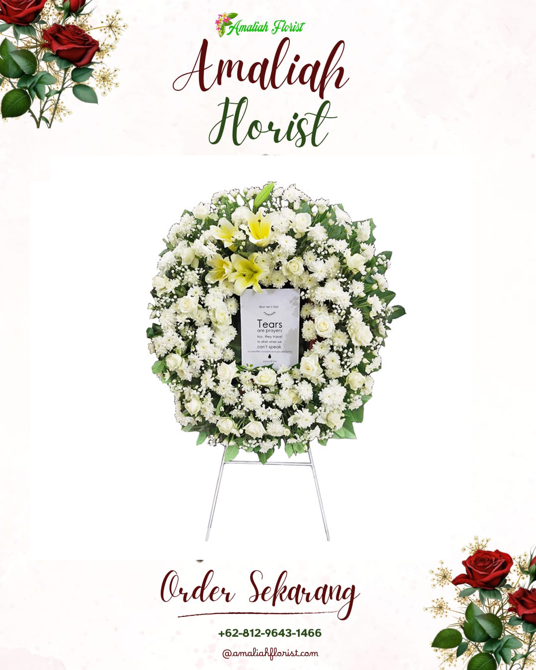 Krans Bunga Duka Pakuhaji