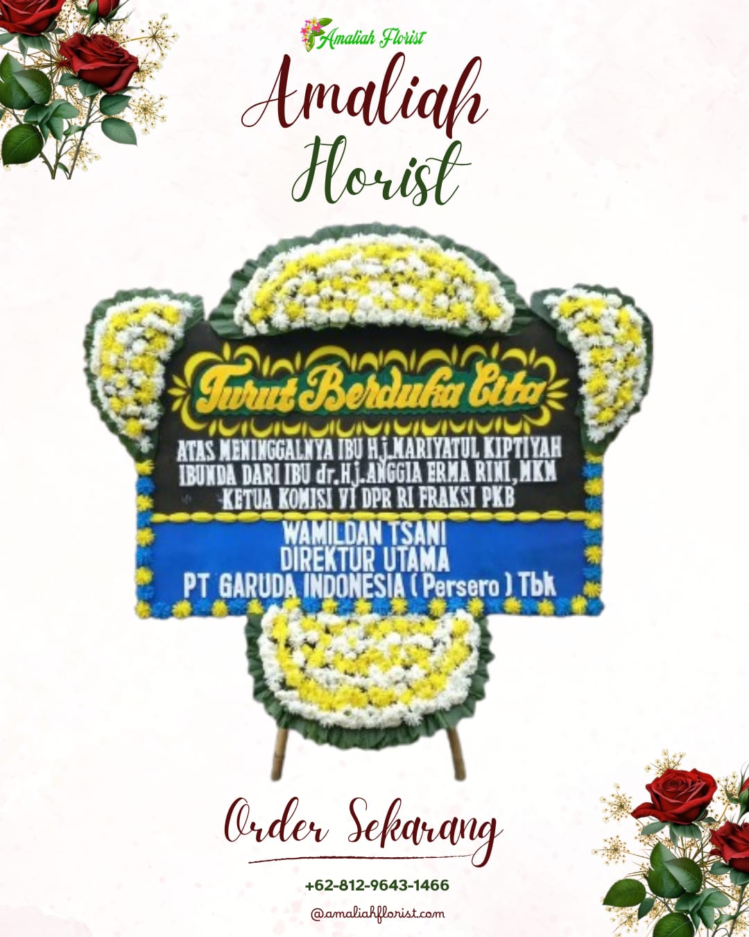 Papan Bunga Duka Pakuhaji